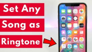 how to set a custom ringtone on iphone