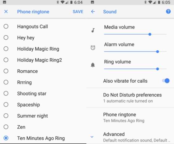 android ringtone download